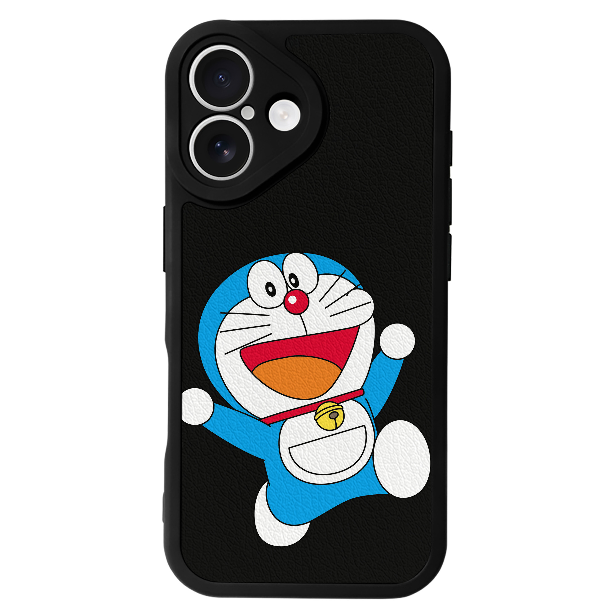 （画像用） ドラえもん Doraemon 【iPhone 16シリーズ対応】シリコンスマホケース（レザー調） 材質：シリコン